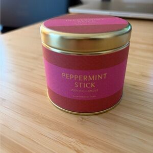 Anthropologie Peppermint Stick Scented Candle NWOT